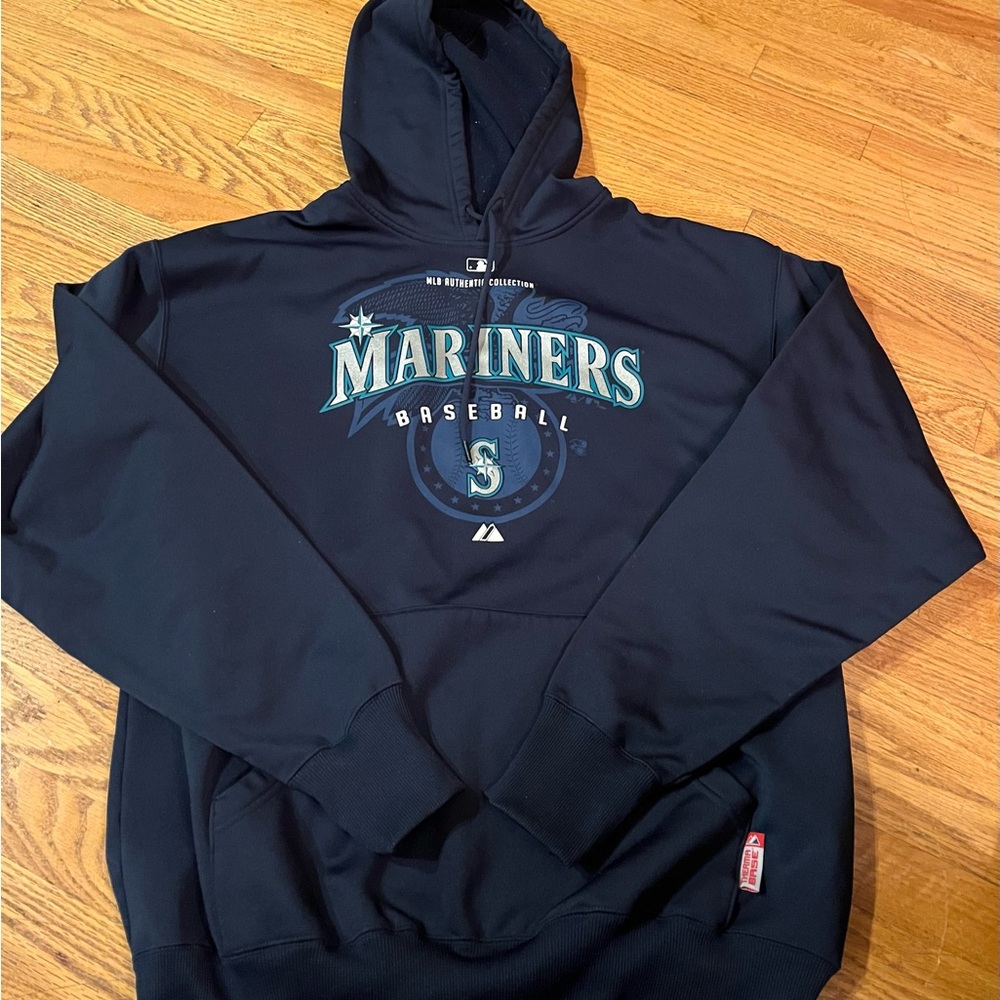 Seattle Mariners Hooded Sweatshirt majestic authentic